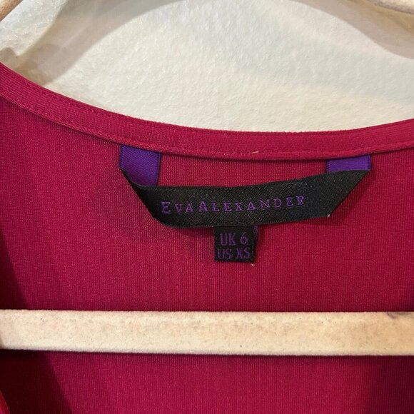 Eva Alexander London Fuchsia maternity Bodycon Mini Dress Women’s Size XS - Picture 2 of 6